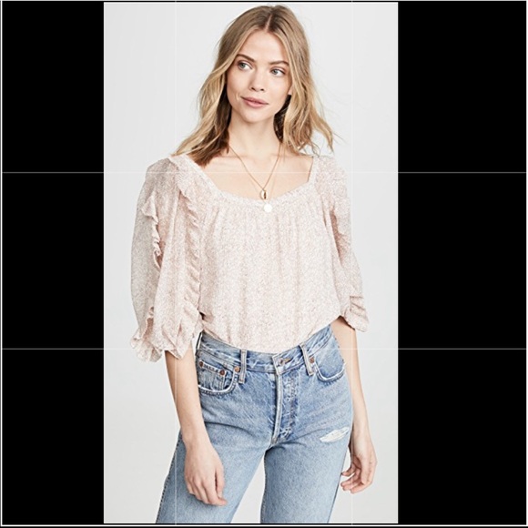 Rebecca Taylor block vine top size 4